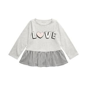 First Impressions Love Peplum long sleeve tunic